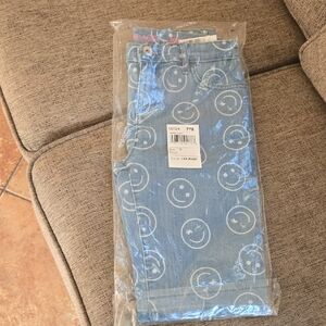 Blue Smiley Face Jeans